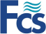 Logo of FCS with stylized blue waves above the letter 'F'.