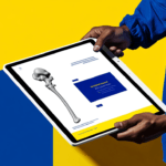 Femur illustration on an orthopedic website