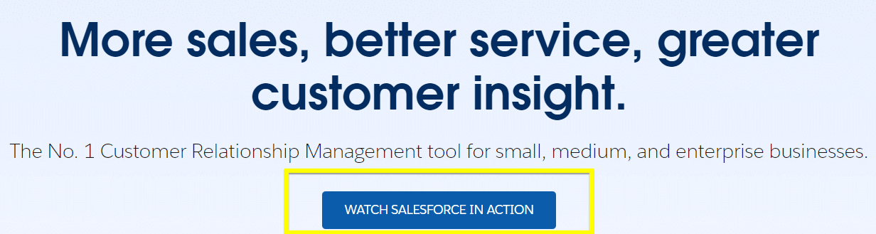 salesforce cta example