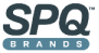 Logo of SPQ Brands in shades of green and blue with a stylized 'SPQ' above the word 'BRANDS'.