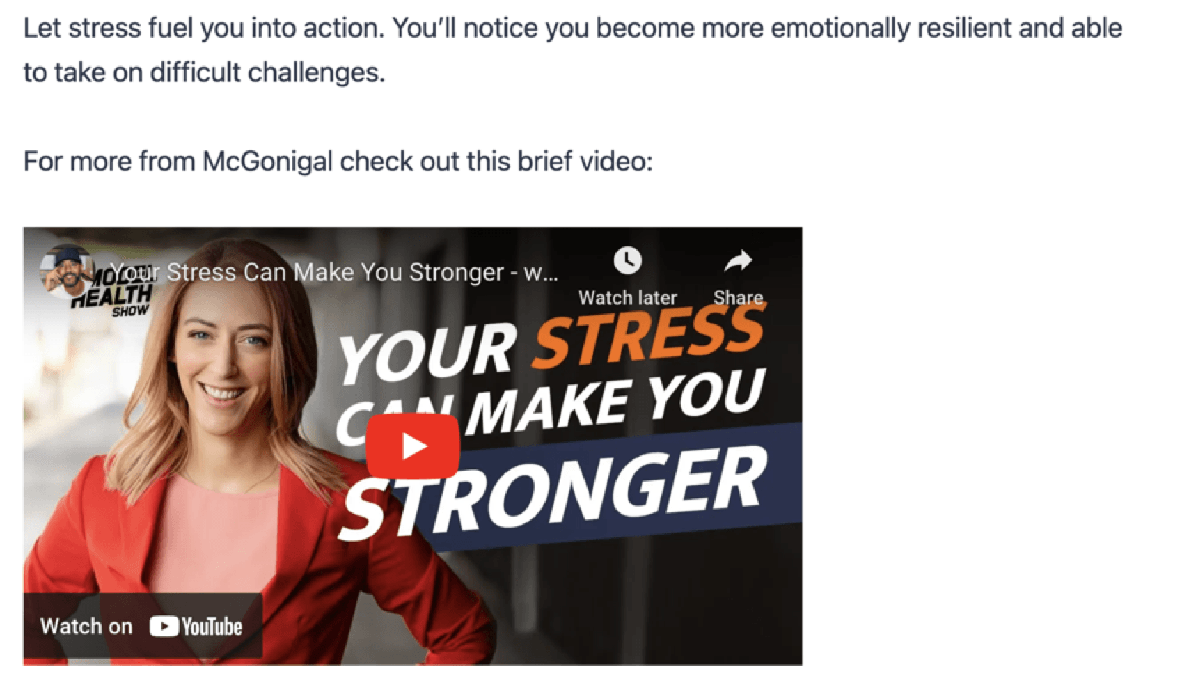 video example