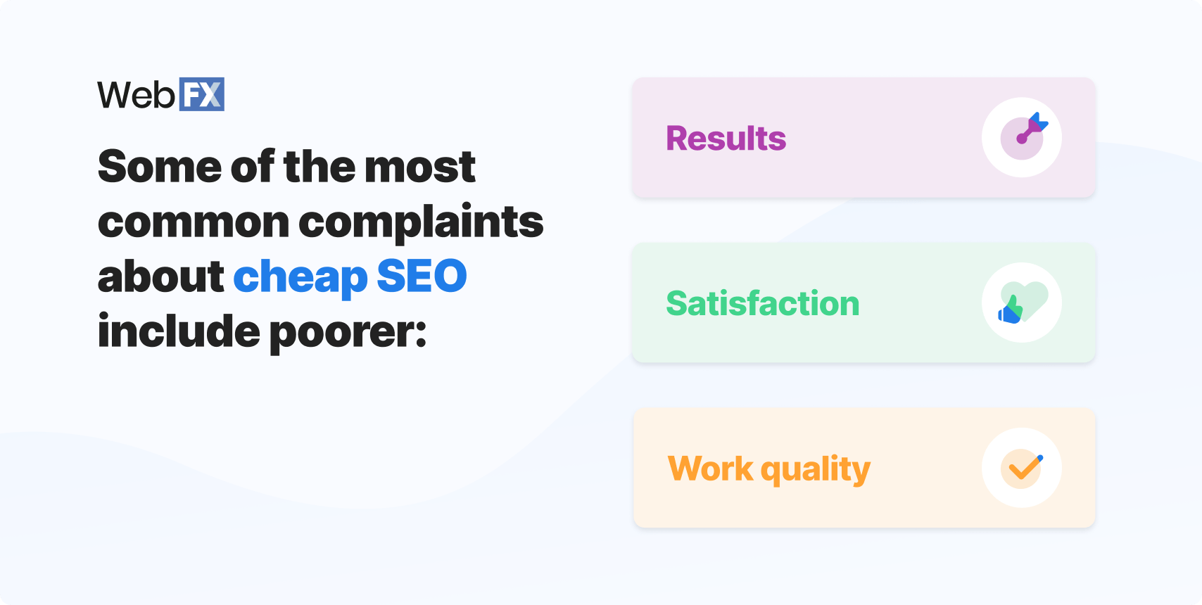 List of complaints about cheap SEO