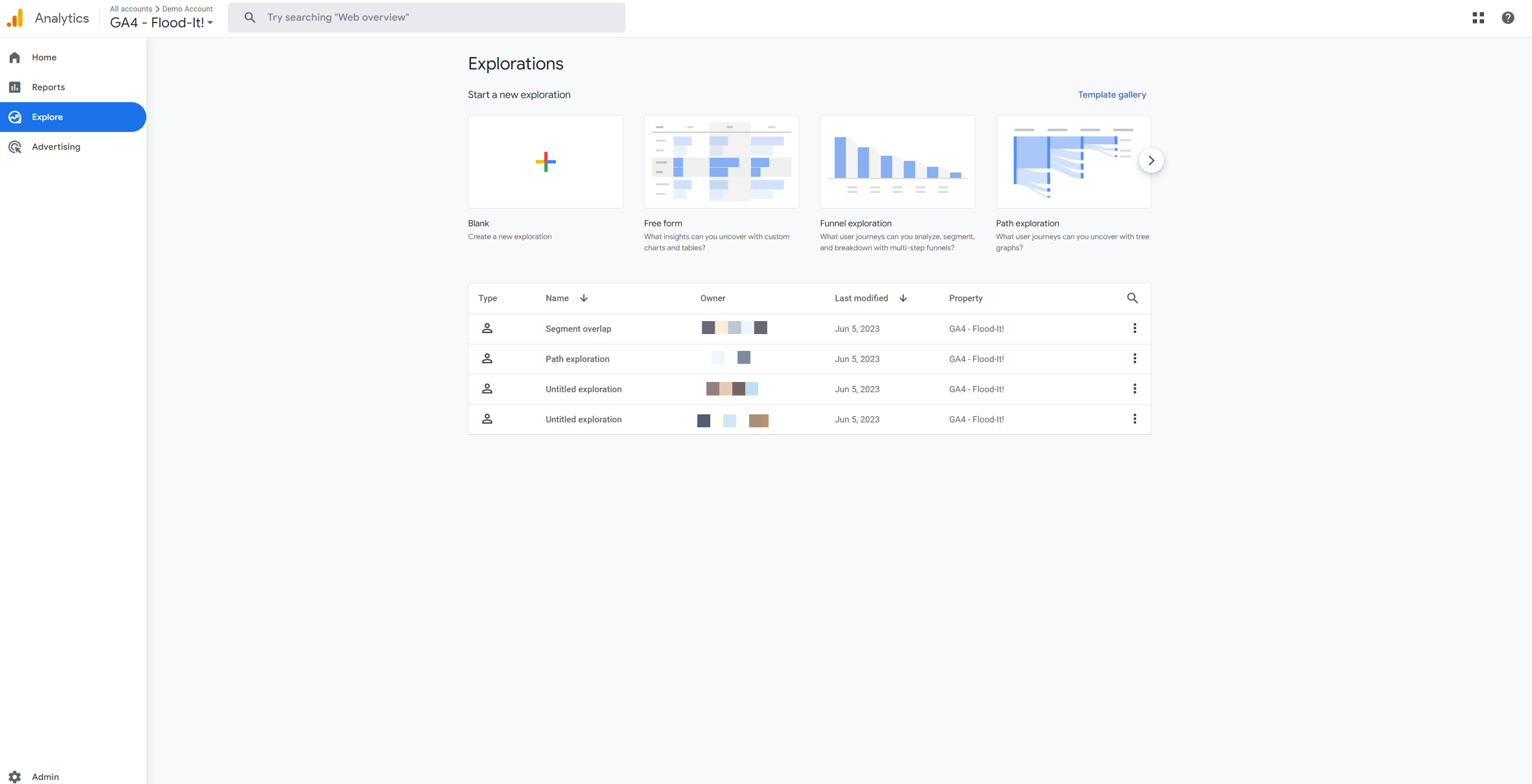 explore reports