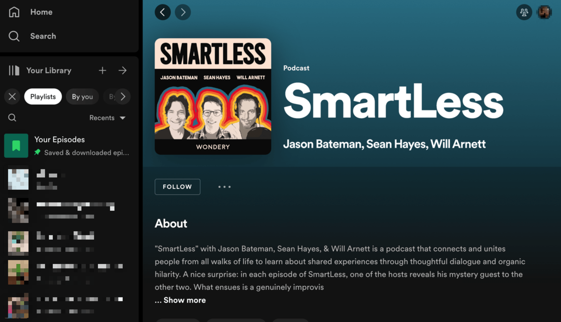 podcast on spotify
