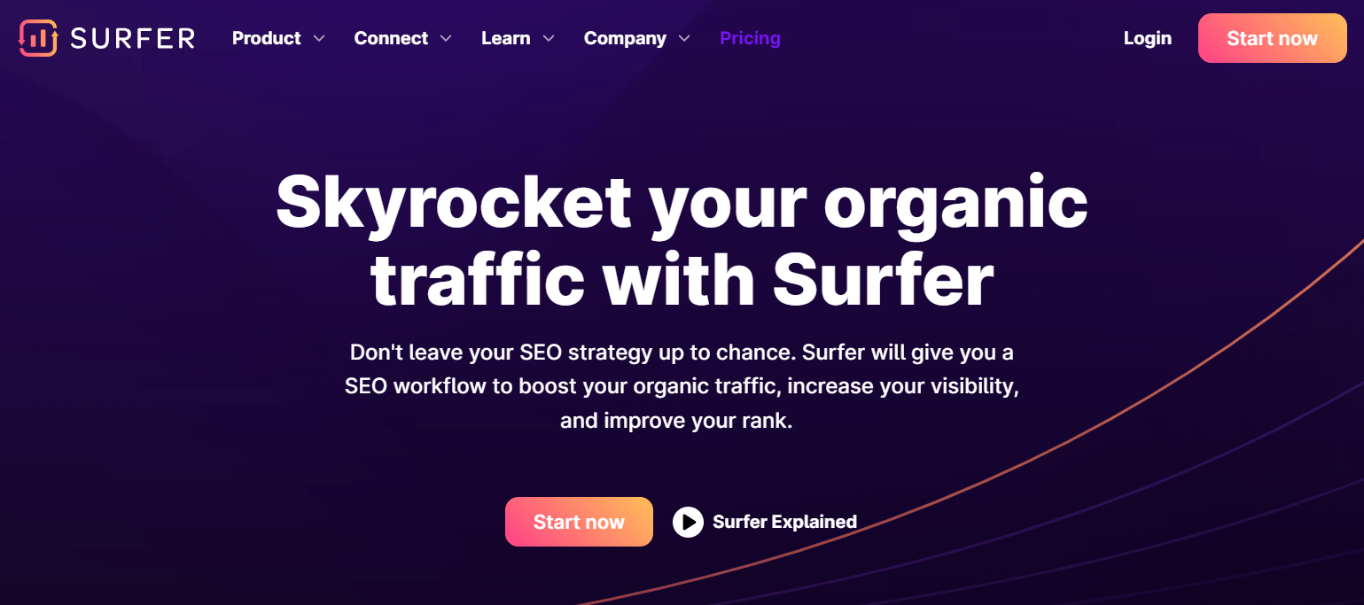 Surfer SEO is an AI SEO tool