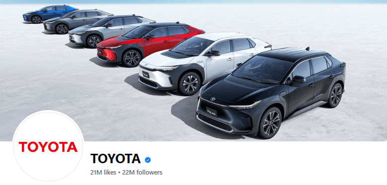 toyota official facebook page