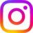 Instagram logo with a gradient of purple, pink, orange, and yellow.