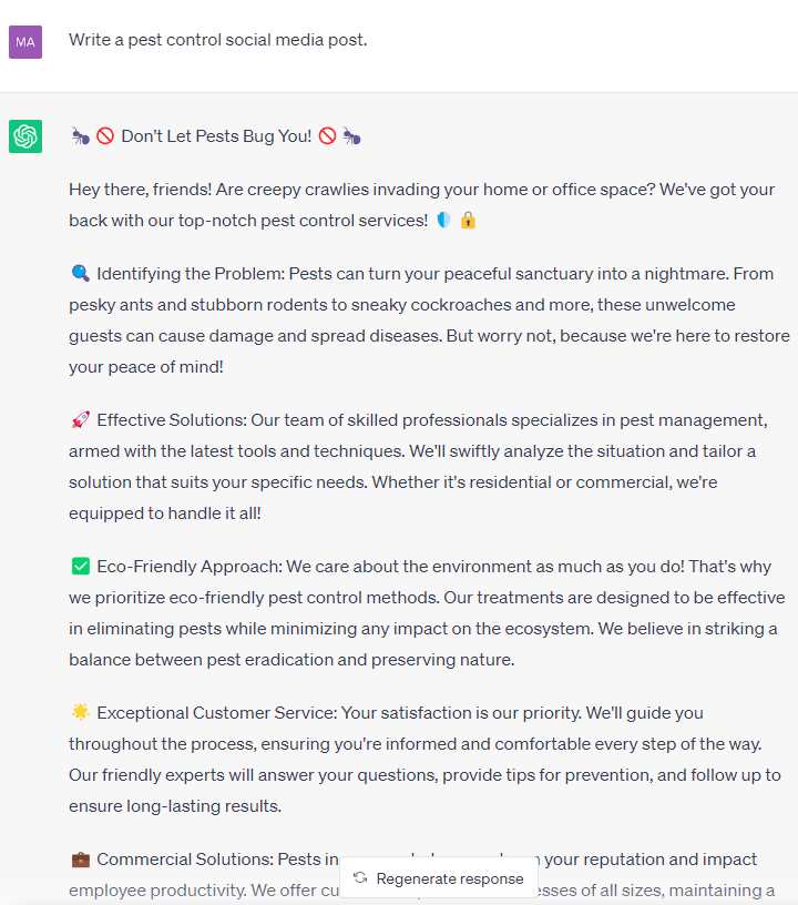 ai prompt without word limit