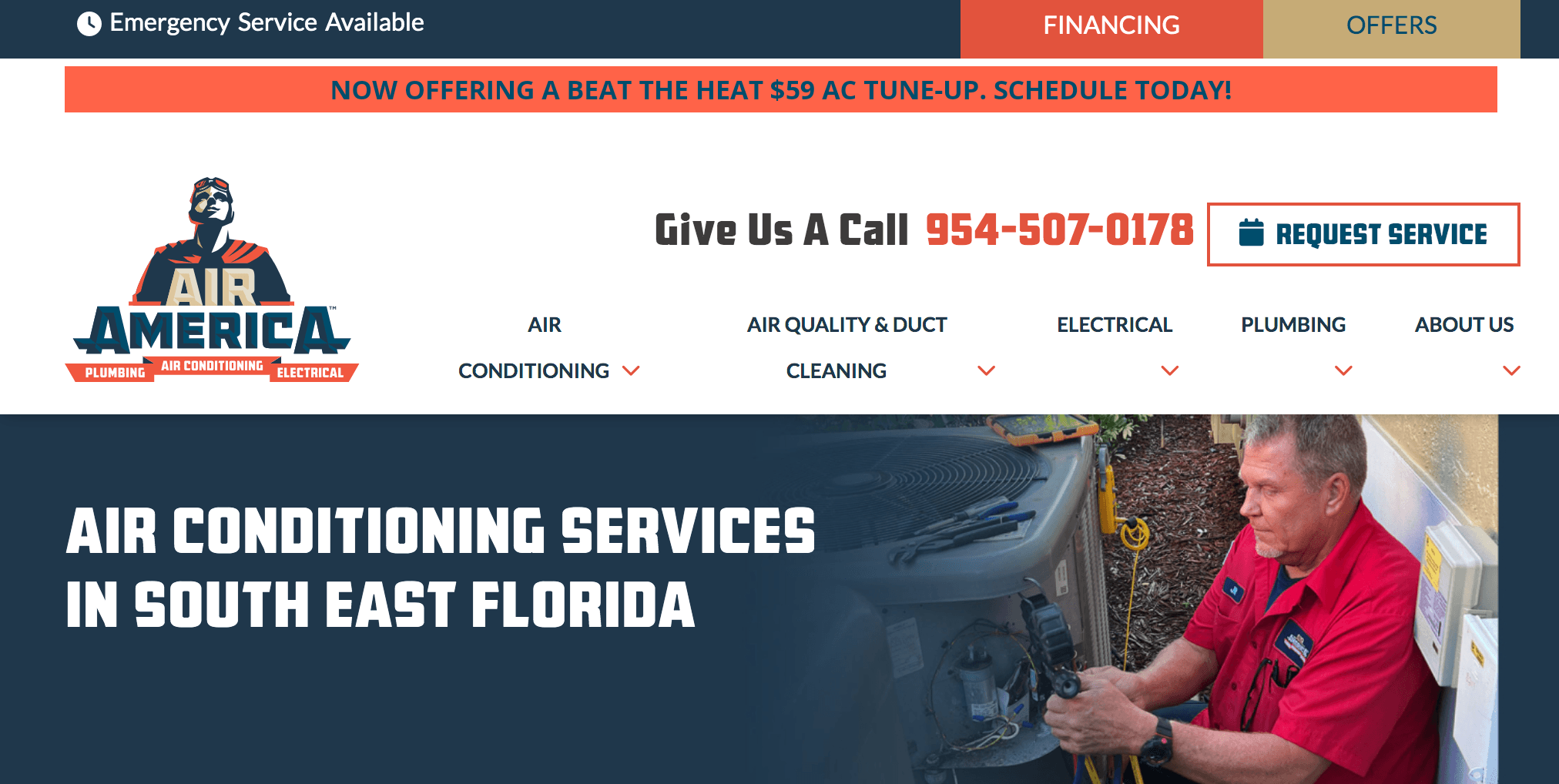 Homepage for Air America