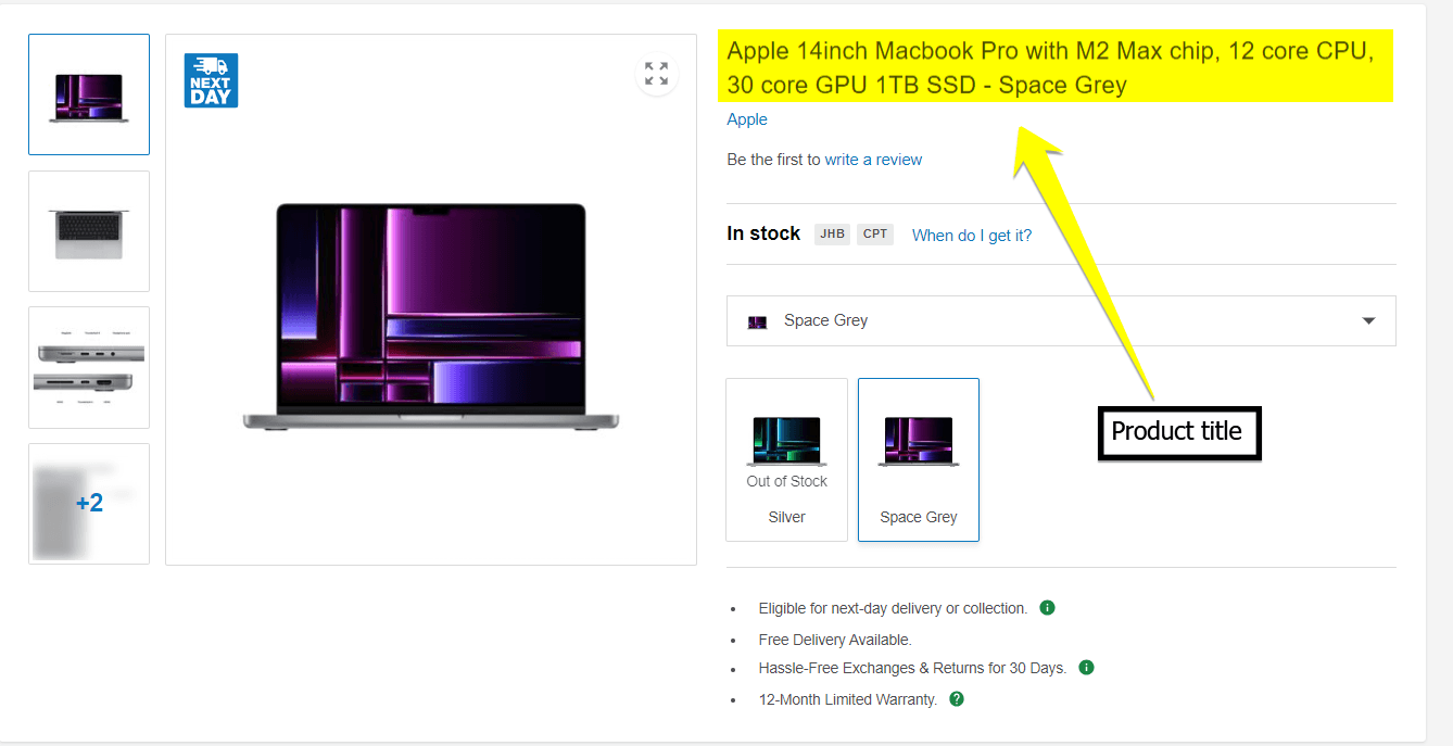 apple-14inch macbook pro product title example