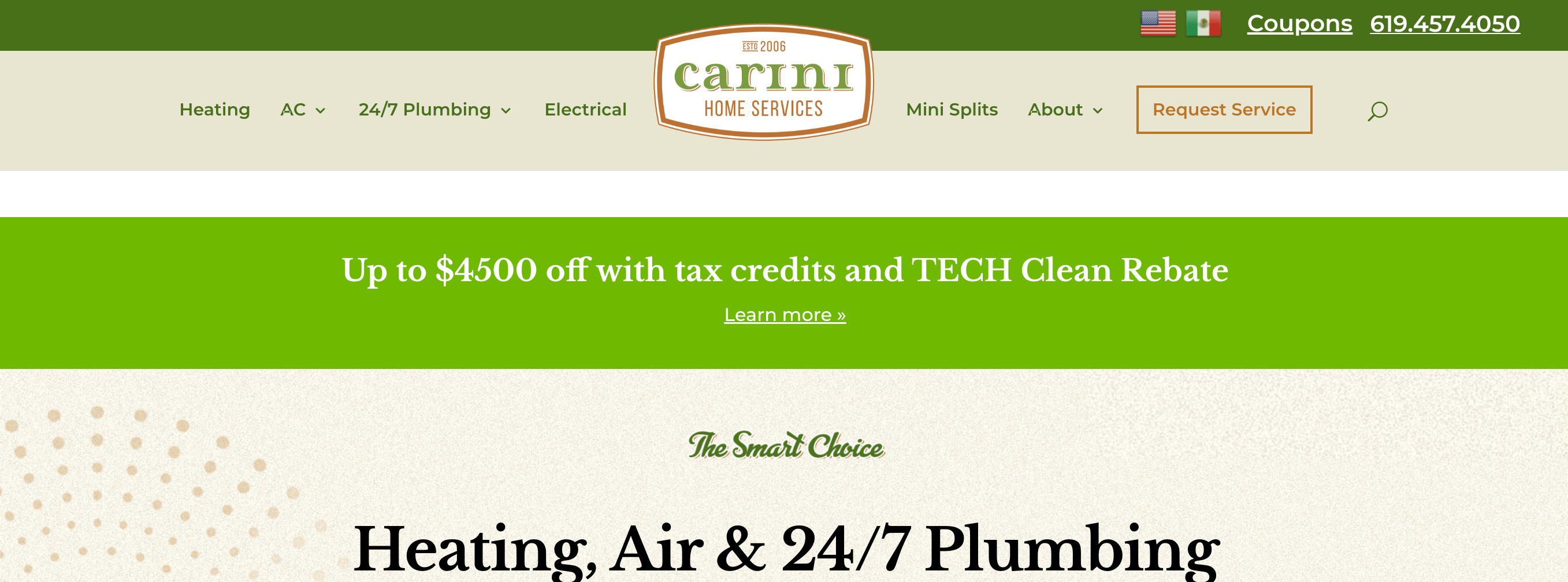 Homepage for Carini