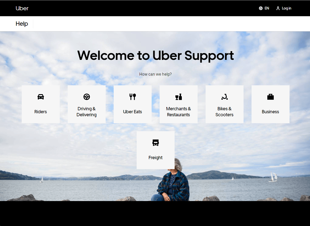 contact us page example 32 uber