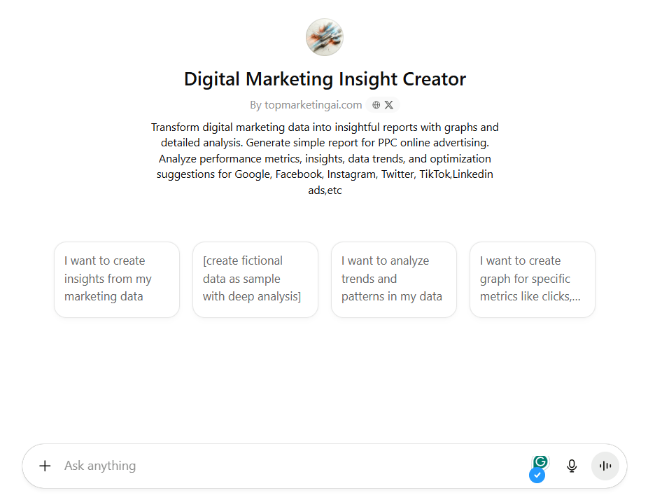 digital marketing insight creator gpt