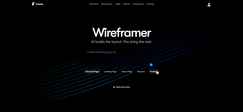 framer building a website from scratch
