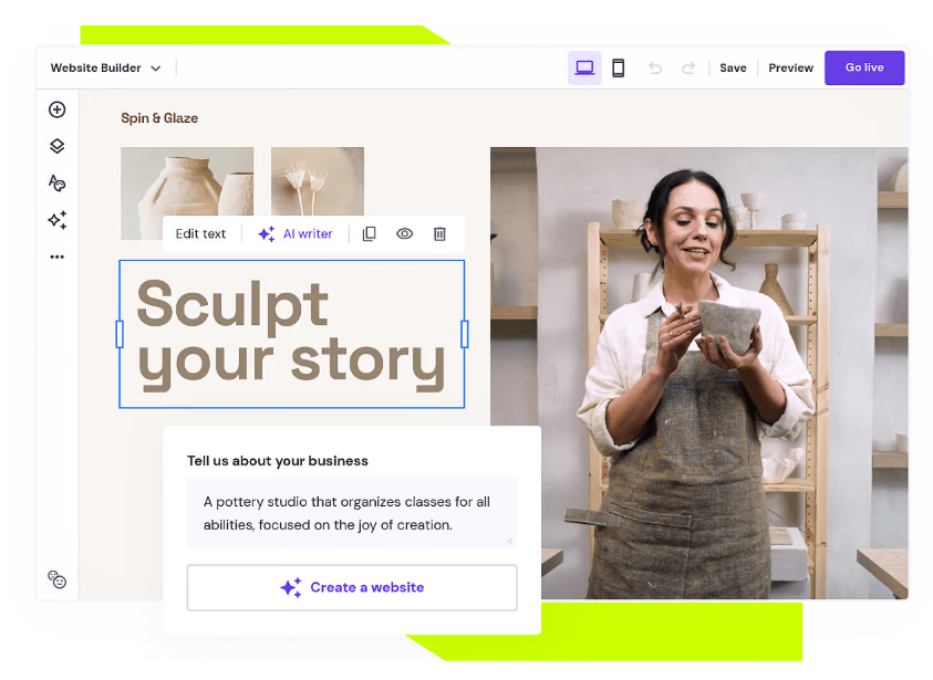 hostinger website builder