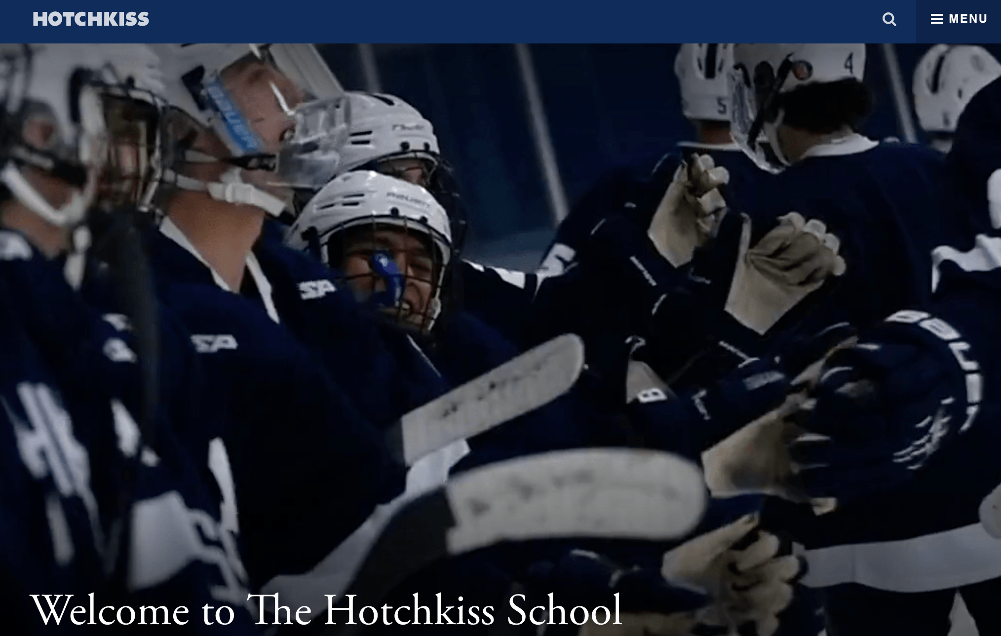 Homepage for Hotchkiss school