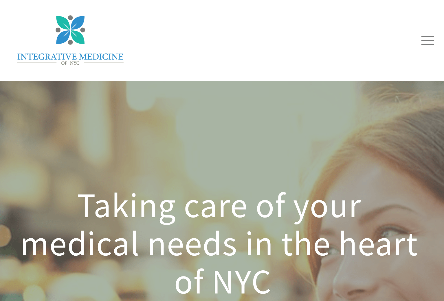 Integrative medicine NYC homepage