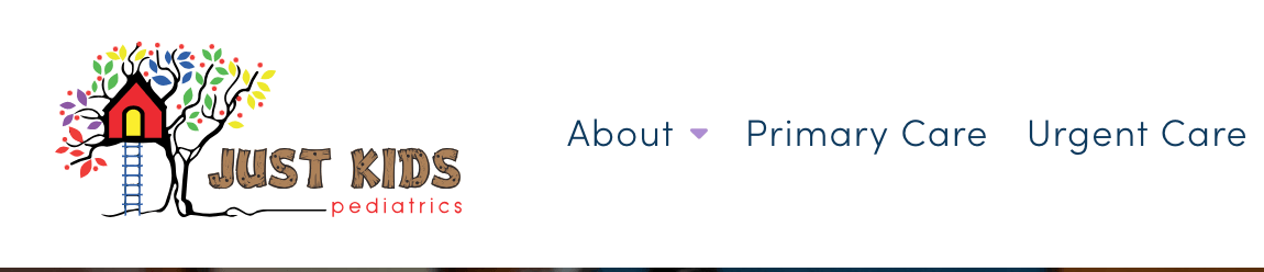 Logo of a tree house on Just Kids website