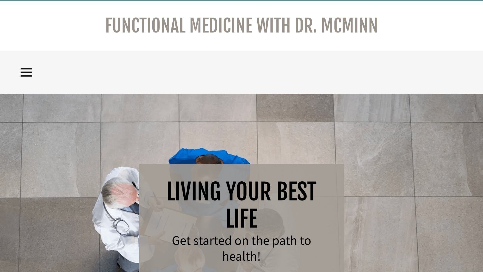 Homepage for McMinn website
