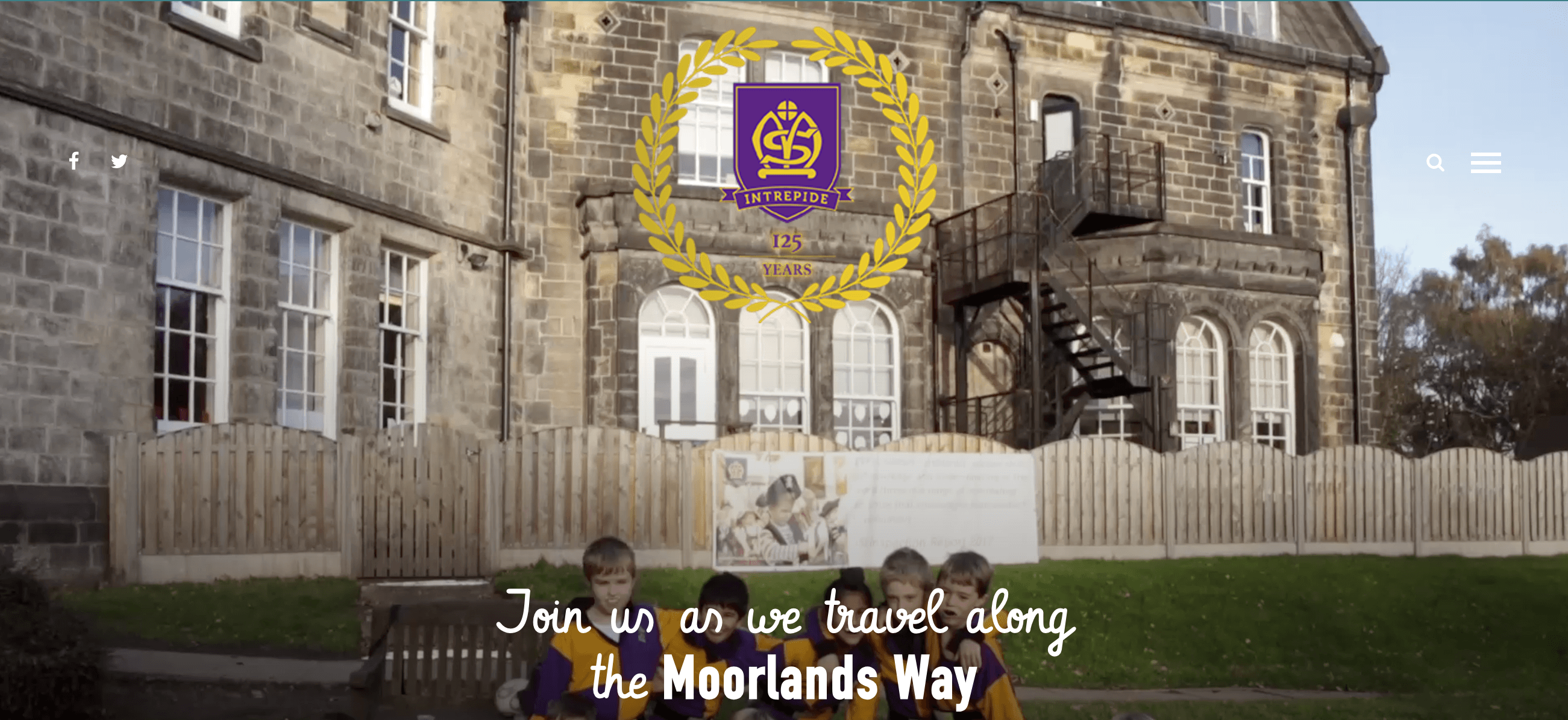 Homepage for the Moorlands school