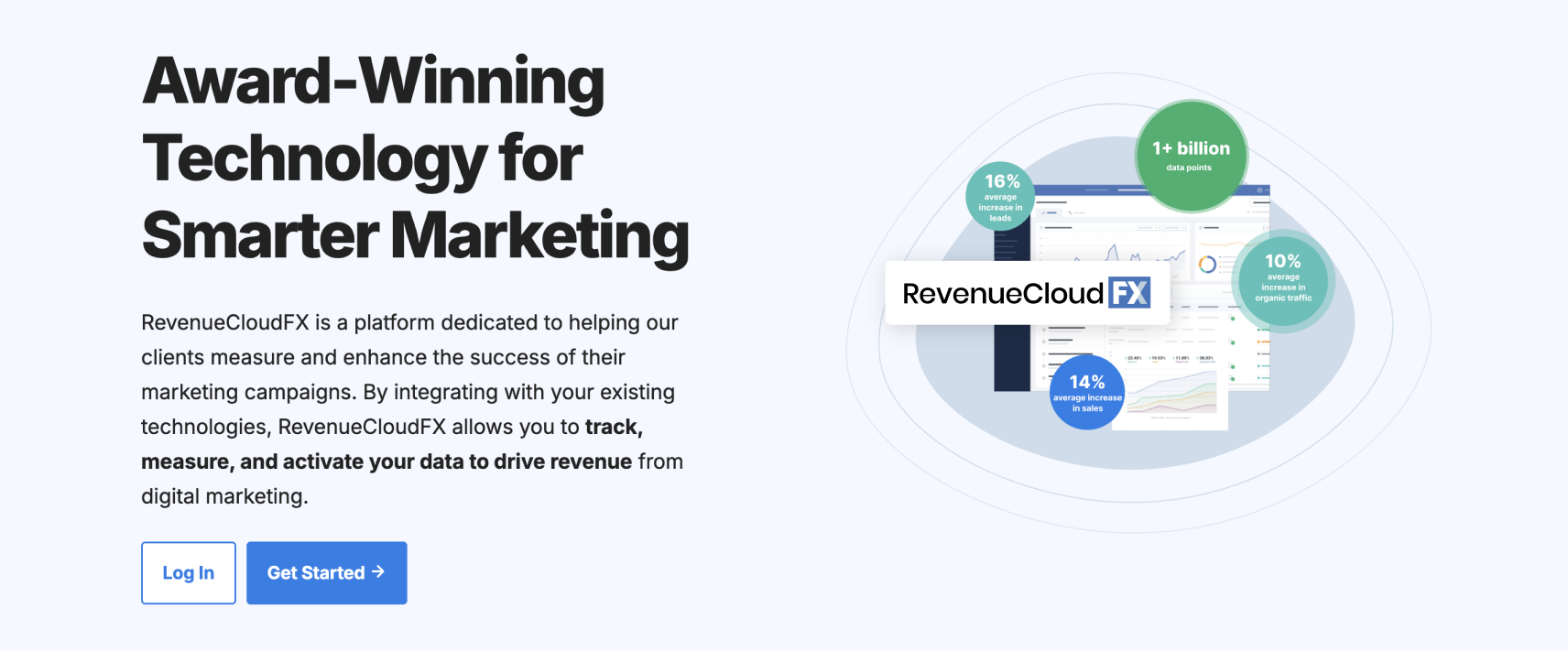 RevenueCloudFX landing home page