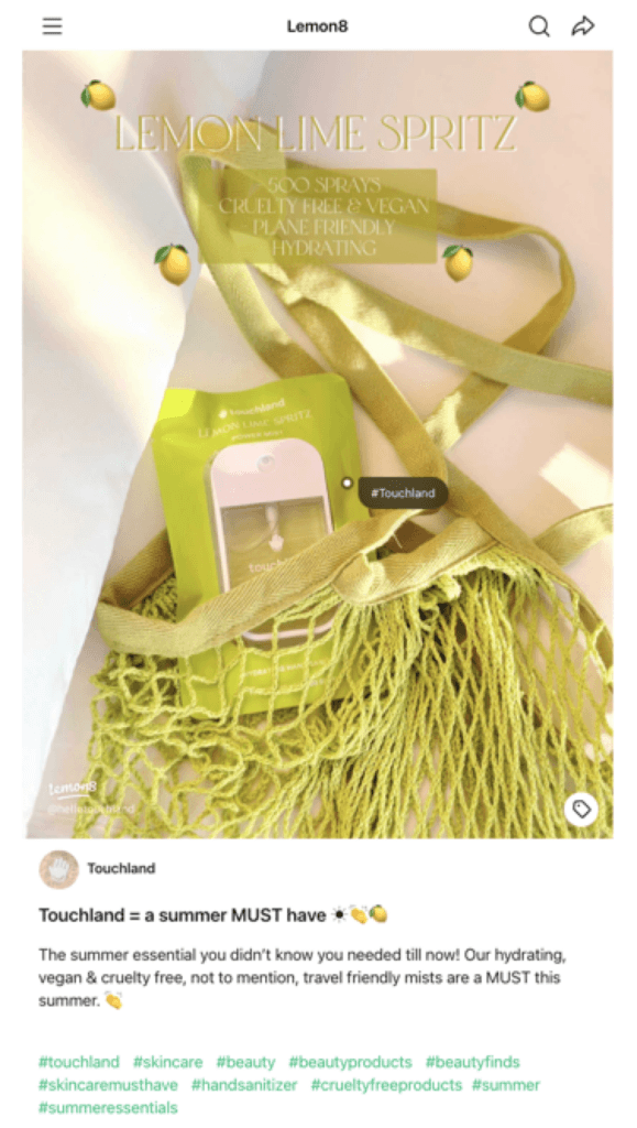 Lemon8 for Marketing Tips to Master TikTok’s Sister App