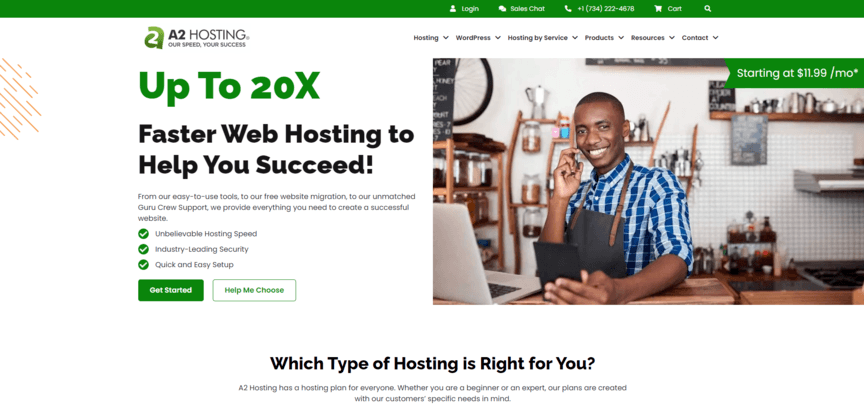 web host a2hosting