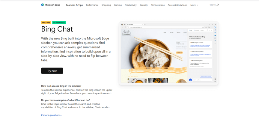 chatgpt alternatives bing chat