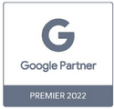 Google Partner Premier 2022 badge.