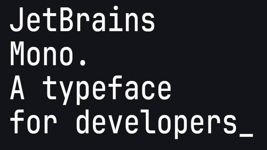 coding fonts 4 jetbrains mono