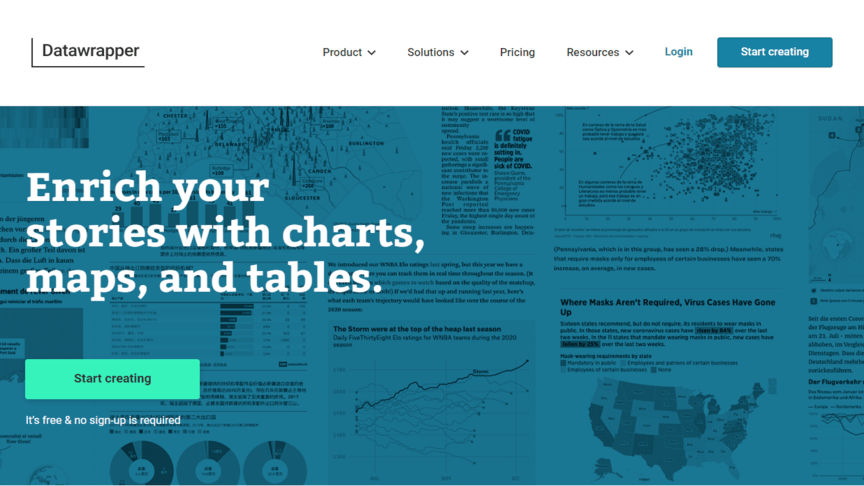 free data visualization tools 3 datawrapper