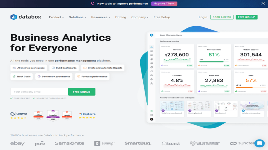 free data visualization tools 5 databox