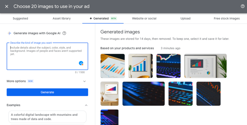google ads ai images
