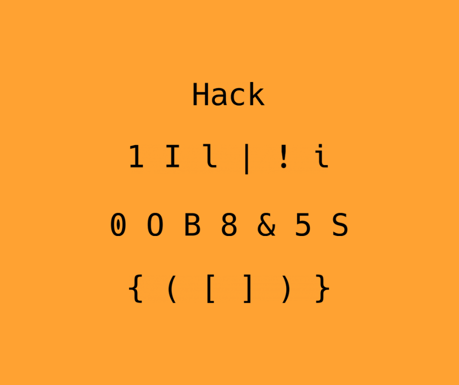 hack programming font