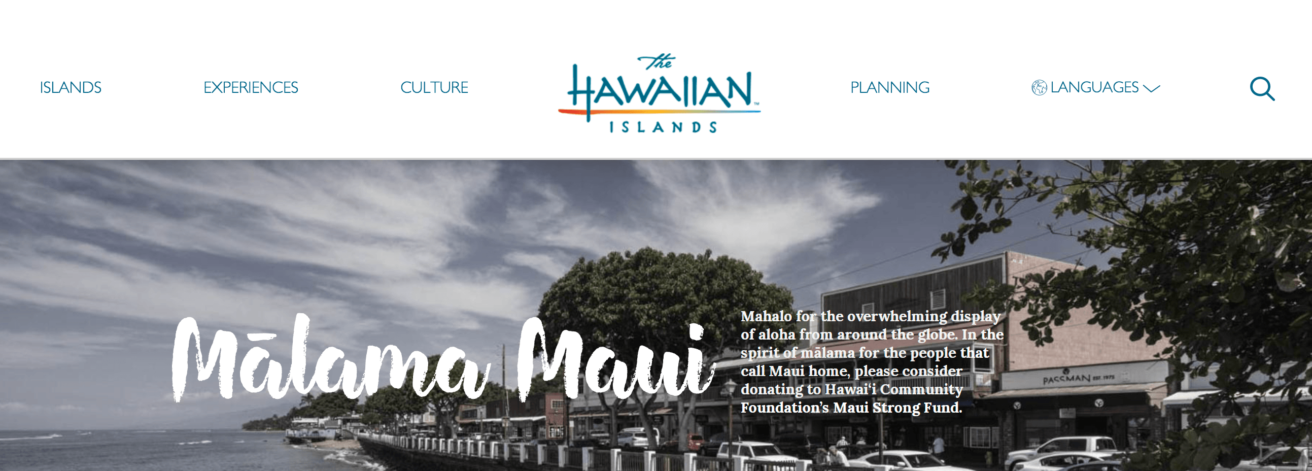 Homepage for the Hawaiian Islands