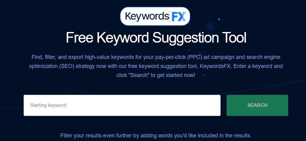 KeywordsFX Tools