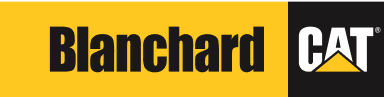 Blanchard CAT logo with a yellow background.