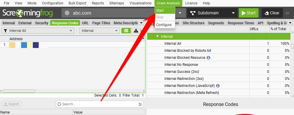 Scoring links in a Screaming Frog crawl