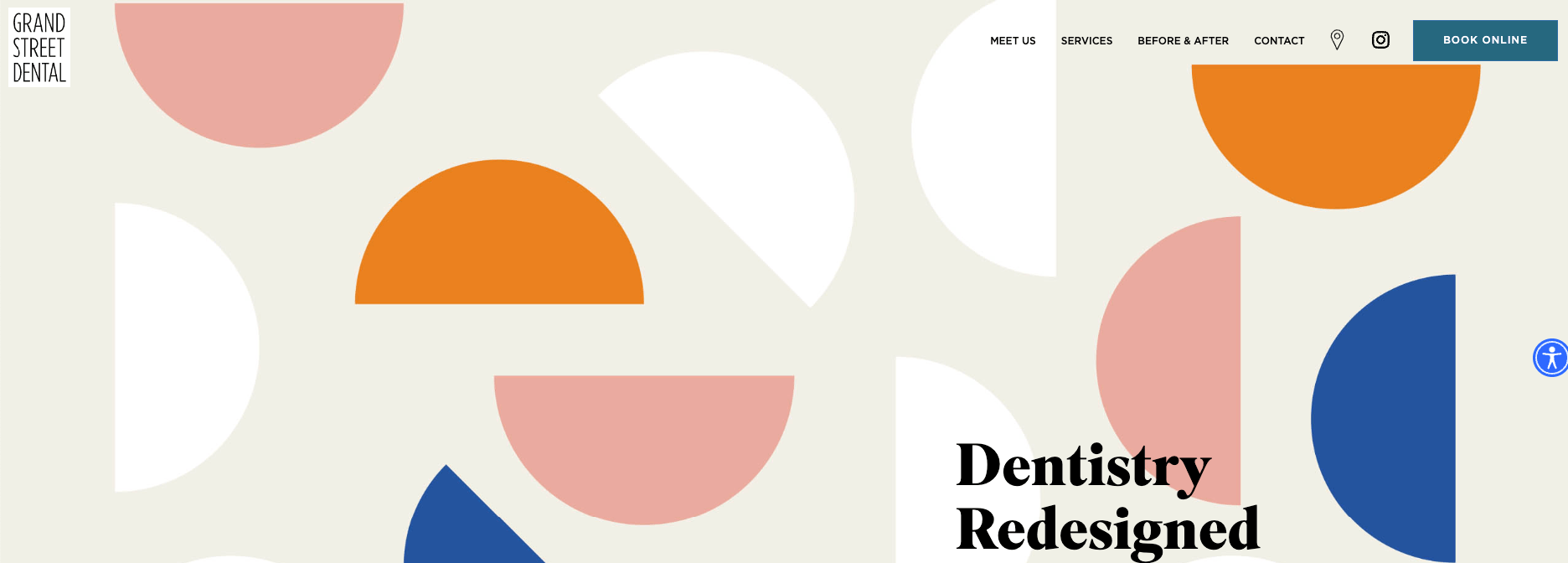 Homepage for Grand Street Dental
