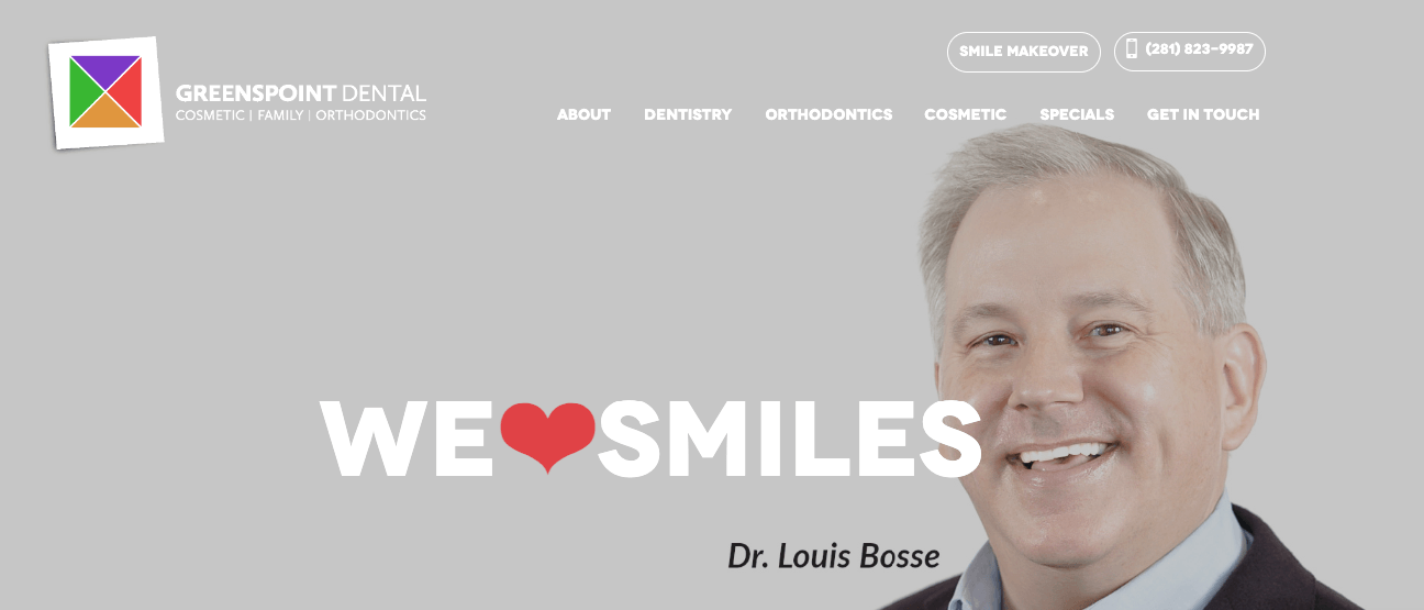 Homepage for Greenspoint Dental