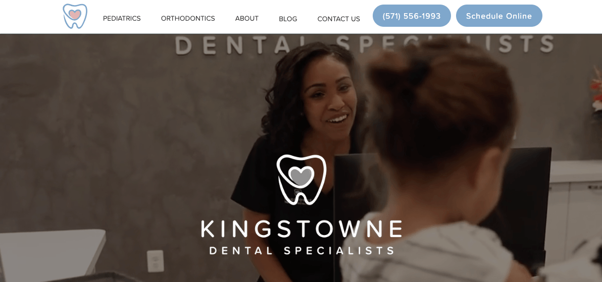 Homepage for Kingstowne Dental