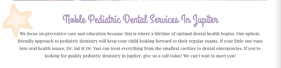 Examples of typography used on the Little Royals' website