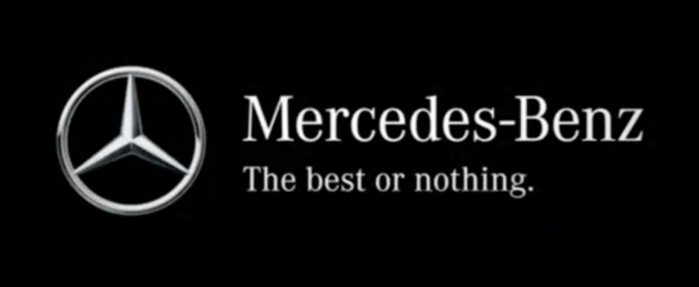 mercedes-benz slogan