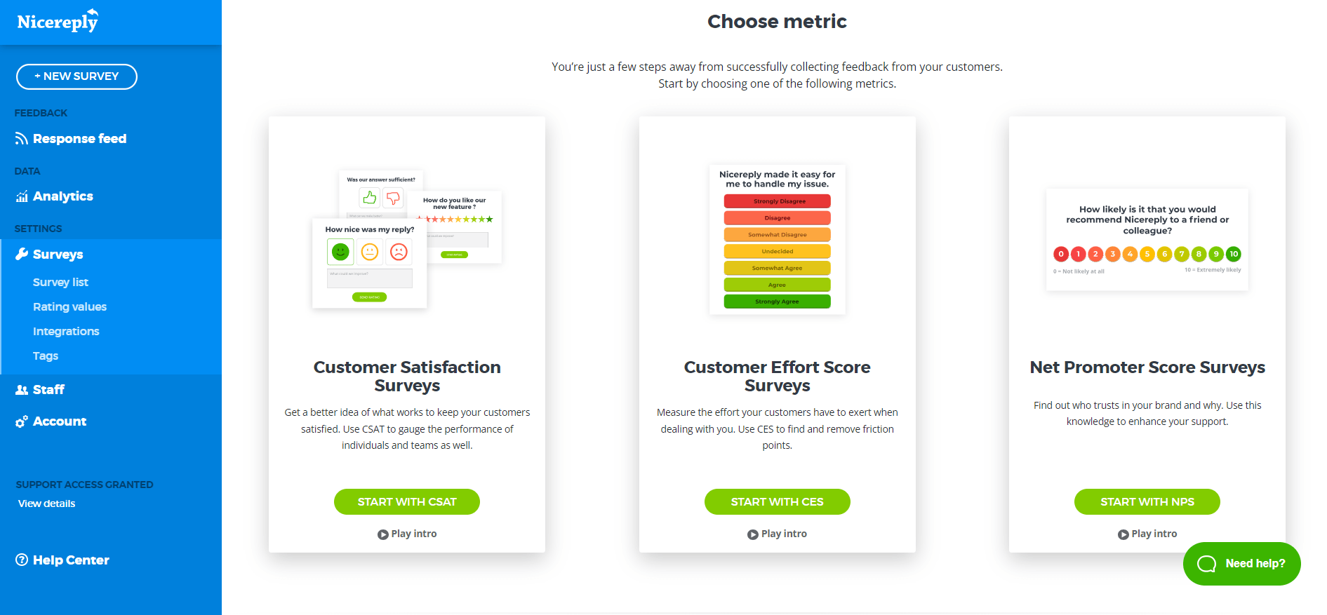 nicereply nps tool