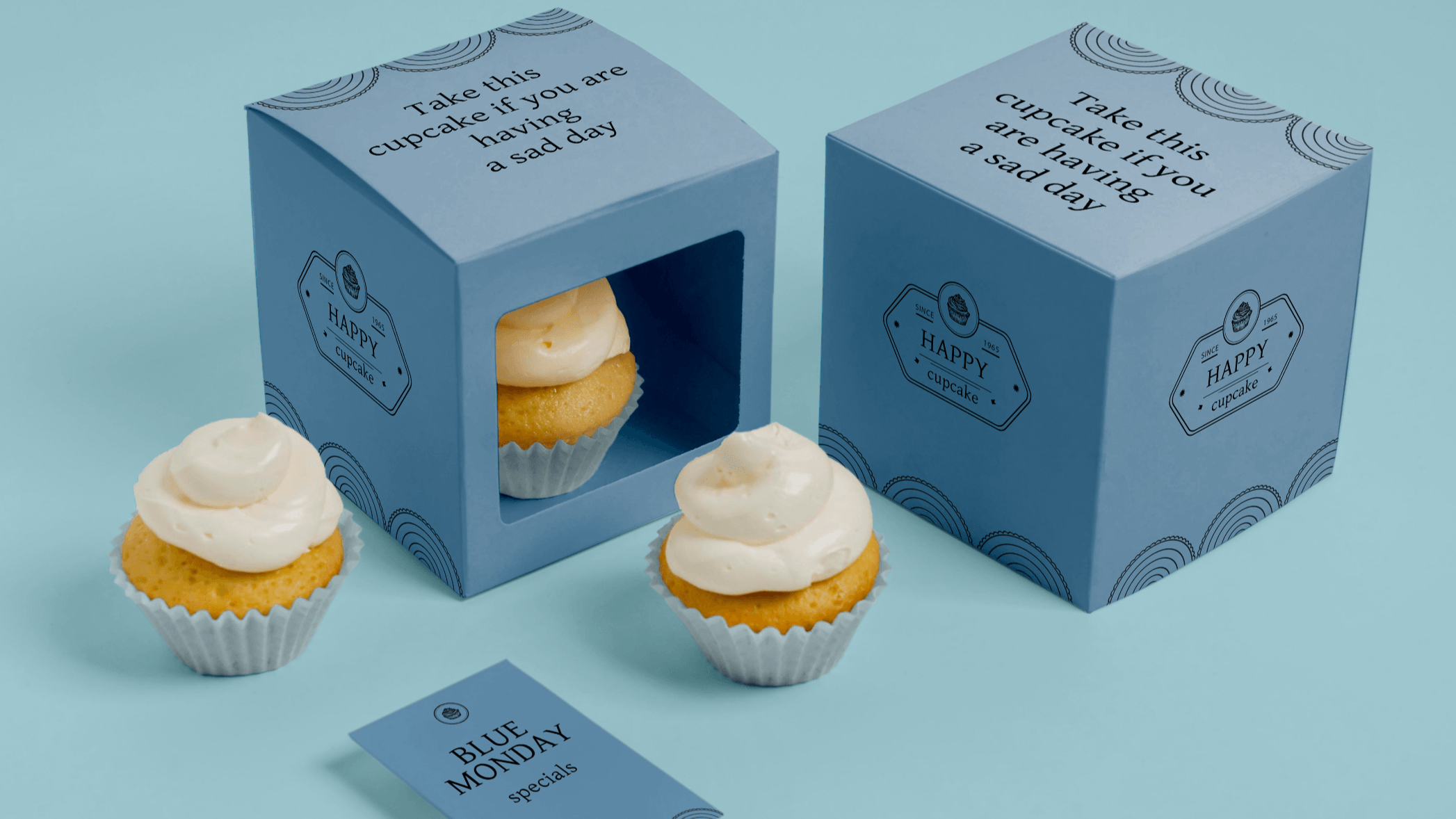 Happy Cupcake Product Packaging