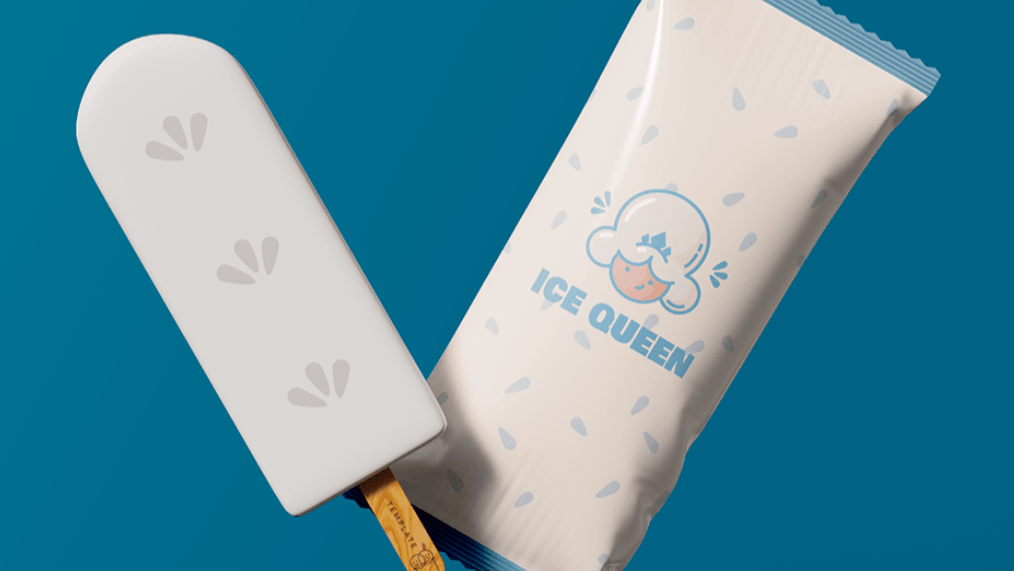 Ice Queen Ice Cream Shop Packaging