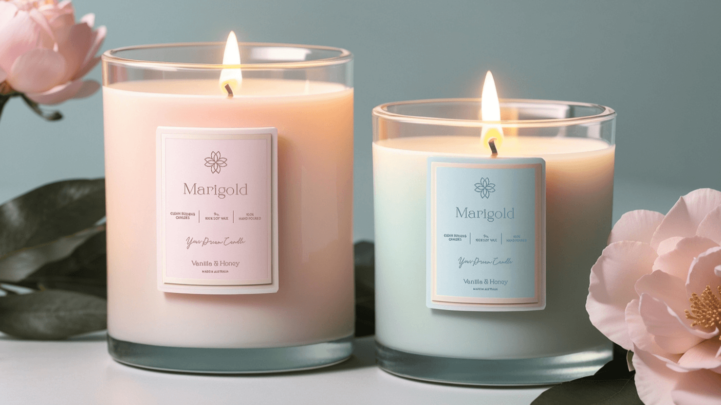 Marigold Candles Packaging