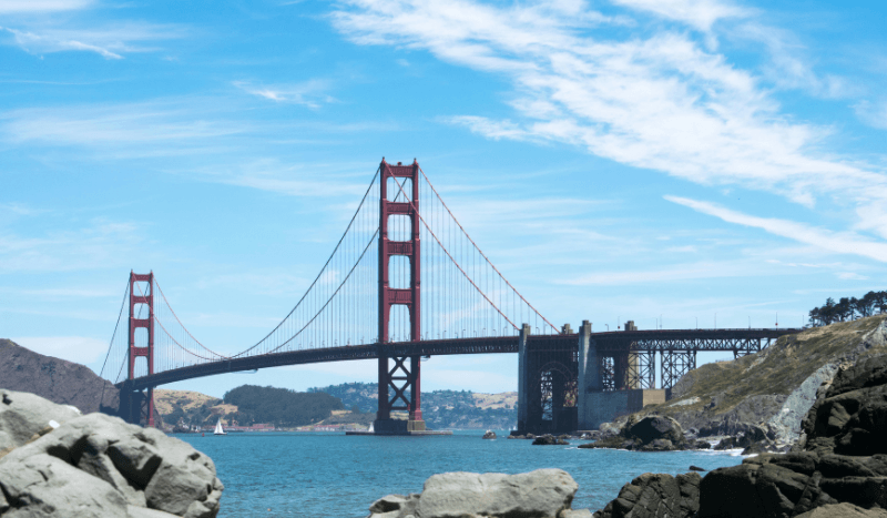 Golden Gate Bridge in San Francisco, CA