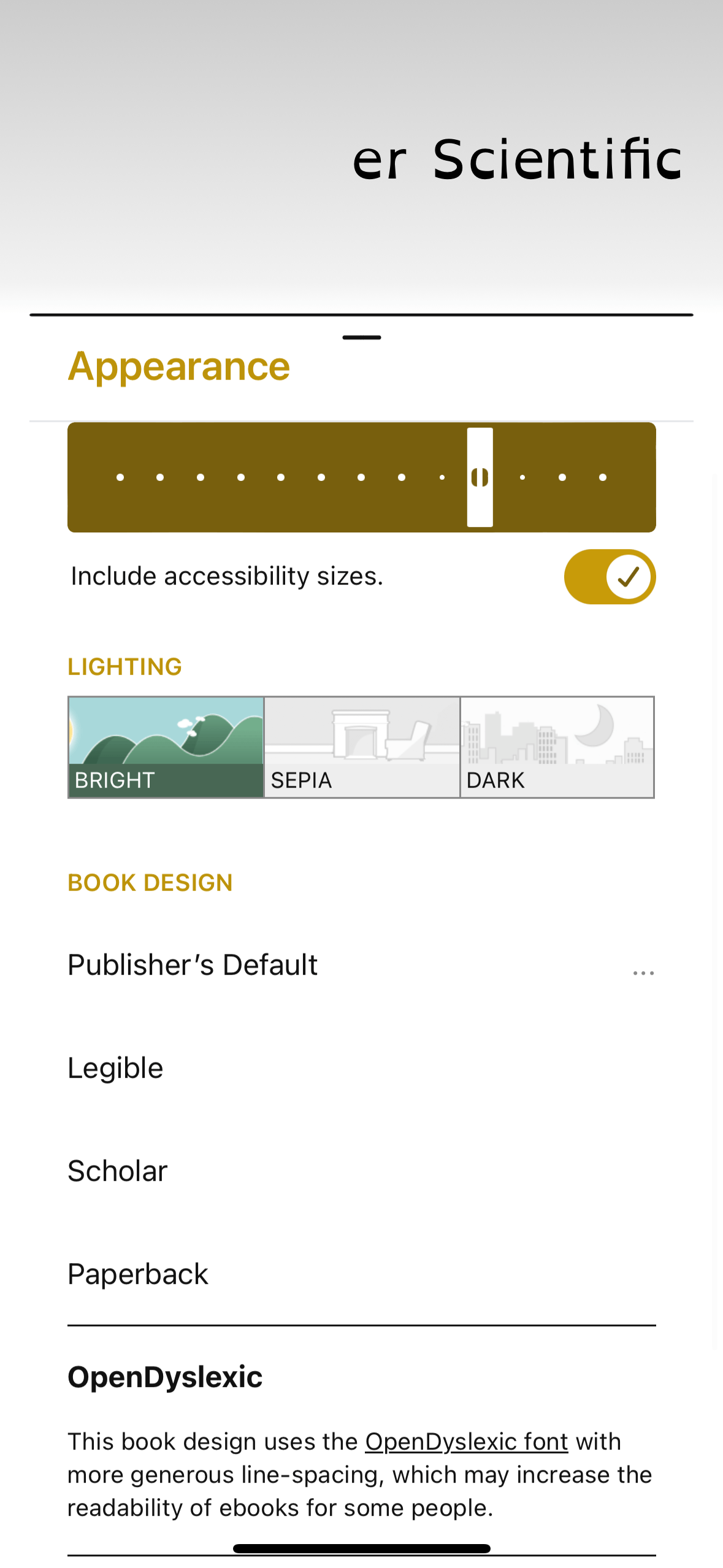 libby app has accessibility features