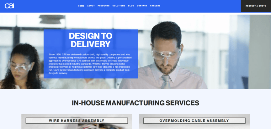 manufacturing website cai